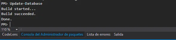 Ejecutar la migración