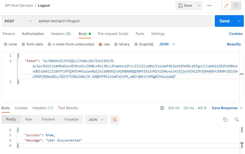 Laravel API REST paso 11