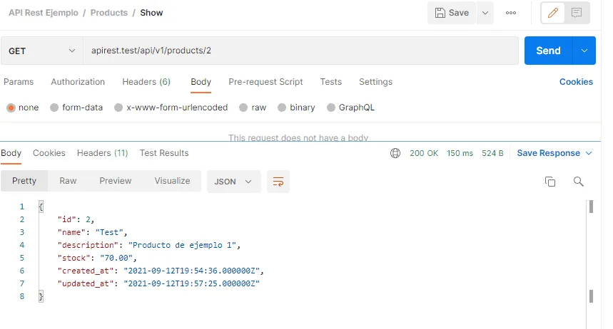 Laravel API REST paso 19