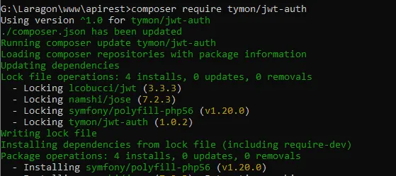 Laravel API REST paso 4