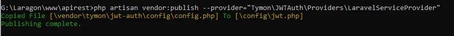 Laravel API REST paso 5